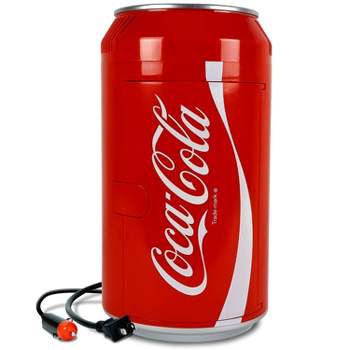  Coca-Cola exclusiva nueva máquina expendedora retro estilo 10  latas Mini nevera, 12 V CC/110 V CA con ventana alta para el hogar,  dormitorio, oficina, sala de juegos : Hogar y Cocina