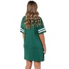Women's Multiple Colors Available Varsity Varsity Nightgown Pajama Shirt Dress For Adults - 3 of 3