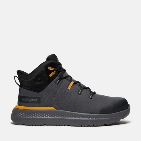 Timberland PRO Men's Intercept Mid Steel Toe Work Sneaker, Dark Grey Ripstop, 10.5
