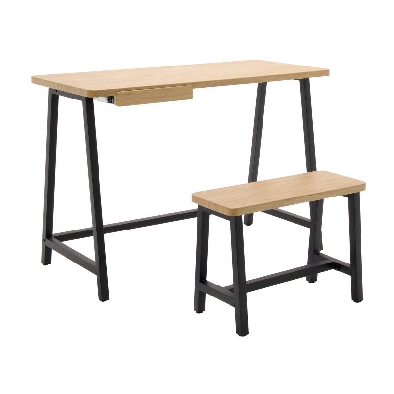 Craft Desk Wood Light Brown - Studio Designs, 4 of 12