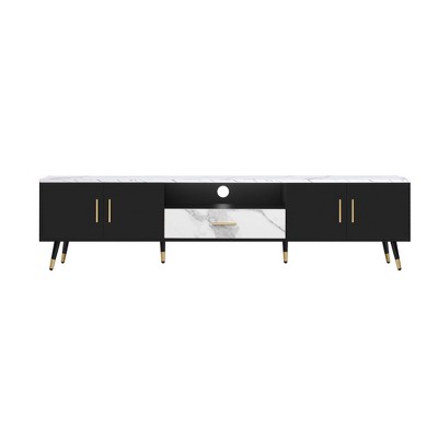 Bella Depot 71''W Modern TV Stand with 2 Cabinets