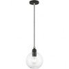 Livex Lighting Downtown 1 - Light Pendant in  Black/Brushed Nickel - 3 of 4