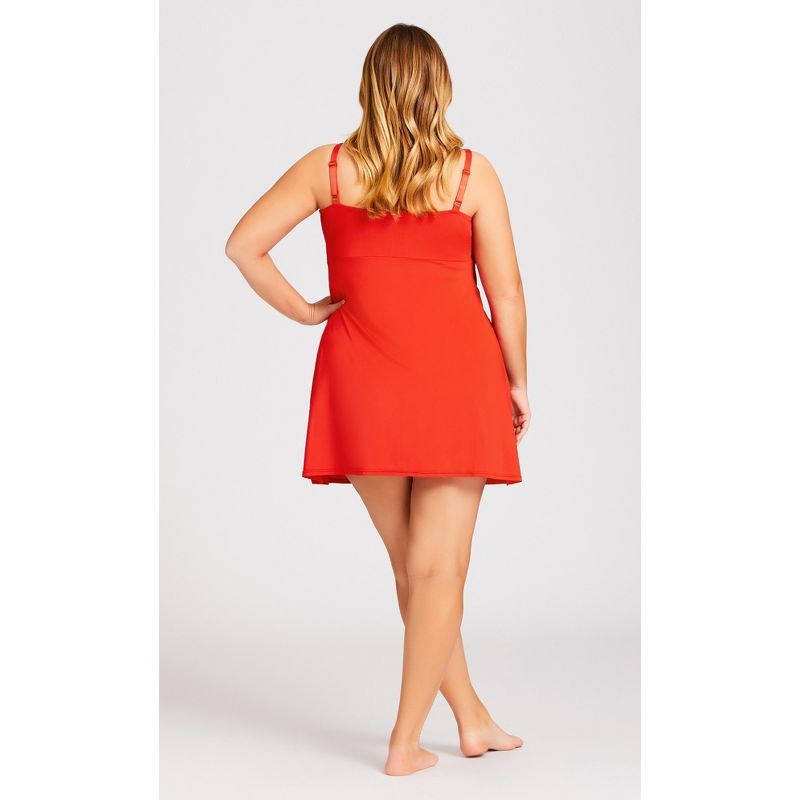 Women's Plus Size  Sexy Chemise - red | AVENUE, 2 of 4