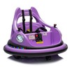 Lomsoe 12V ride on bumper car for kids,electric car for kids,1.5-5 Years Old,W/Remote Control, LED Lights, Bluetooth & 360 Degree Spin - 3 of 4