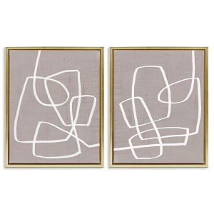 Stupell Industries Minimal Abstract Busy Line, 31" x 25" - 1 of 4