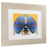 Trademark Fine Art - Donald Jusa Fly On Yellow Matted Framed Art - image 3 of 4