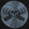 Vintage Skull Cross Mics Vinyl Graphic T Shirt Men or Women Brisco Brands - 2 of 4