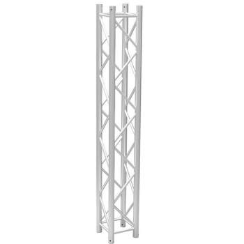 Monoprice 12in x 12in Heavy-duty 2in Spigoted Truss 2m (6.56ft) with Hardware, Compatible With Standard Size Systems, For DJ, Club, Stage Lighting