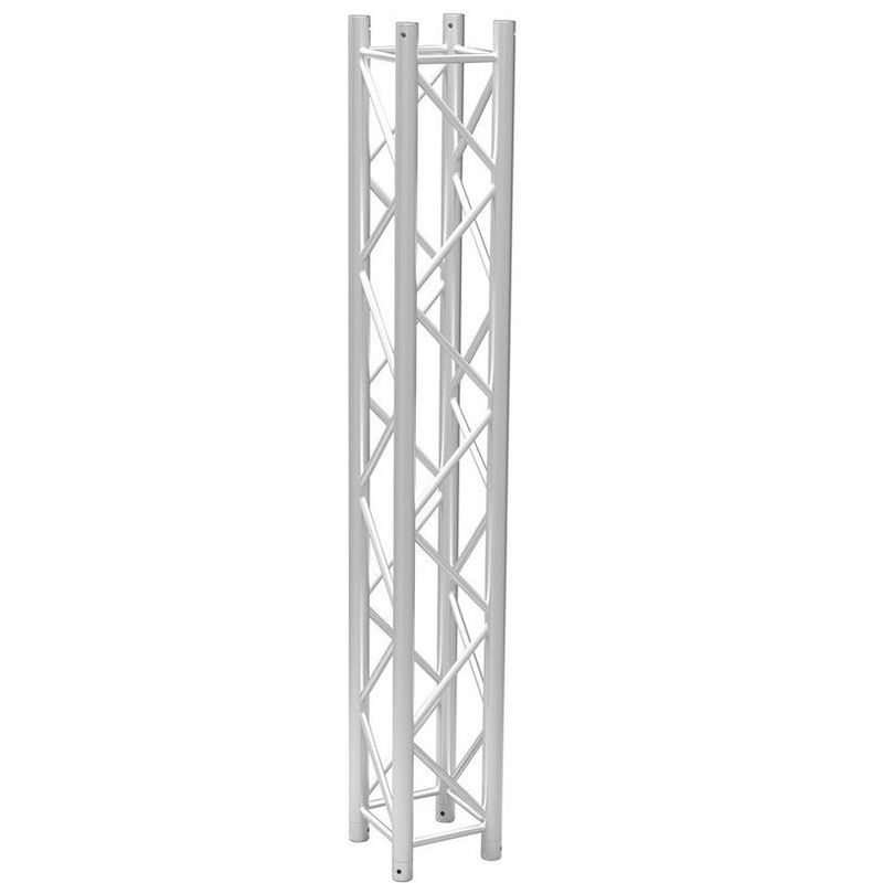 Monoprice 12in x 12in Heavy-duty 2in Spigoted Truss 2m (6.56ft) with Hardware, Compatible With Standard Size Systems, For DJ, Club, Stage Lighting, 1 of 6