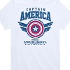 Boys' - Marvel - Captain America Collegiate Short Sleeve Graphic T-Shirt - 2 of 4