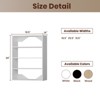 APRILSOUL Shelf Short Tower Closet, Modular Closet System, Wall Mounted Wardrobe Organizer with Shelf for Bedroom or Walk-in Closet - 2 of 4