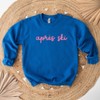 Simply Sage Market Women's Graphic Sweatshirt Embroidered Apres Ski Words - 2 of 4
