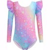 Arshiner Ruffle Long Sleeve Leotard for Girls Ballet Leotards Low Back Gymnastic Dance Outfits for Toddler - 3 of 4