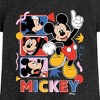 Girls' - Disney - Mickey Tribute Panels Fitted Short Sleeve Graphic T-Shirt - image 2 of 4