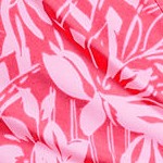 rouge pink graphic floral