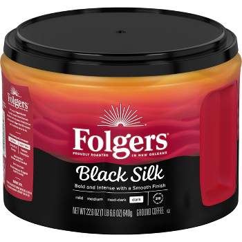 Folgers Black Silk Roast Coffee - 22.6oz