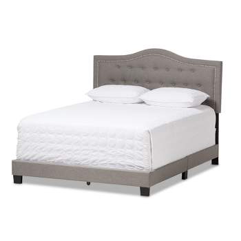 Emerson Modern and Contemporary Fabric Upholstered Bed - Baxton Studio