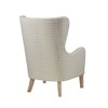 CAVINAS Polyester Accent Chair with High Backrest and Birch Legs,Cozy Upholstered Living Room Chairs,Reading Chairs for Living Room,Beige - 4 of 4