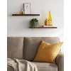 Attop Floating Shelves, 22.5" Rustic Wood Wall Mounted Shelves for Bathroom, Bedroom, Living Room&Kitchen - 3 of 4