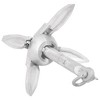 VidaXL Folding Anchor Silver 1.5 lb Malleable Iron - 4 of 4