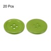 Unique Bargains Sewing Resin Round Flat 4-Hole Replacement Craft Buttons 20 Pcs - 3 of 4