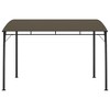 vidaXL Garden Sunshade Awning 9.8'x9.8'x7.4' Taupe - 2 of 4