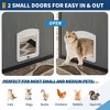 Aluminum Walk-In Large Outdoor Cat Enclosure, Catio for Multiple Cats, Outside Cattery with Weatherproof Roof , Side Door, UV Proof Cover - 4 of 4