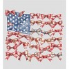 Ribbon American Flag  Women's Crew Neck Short Sleeve Top - 2 of 3