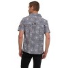 Canada Weather Gear Men’s Short Sleeve Button-Down Shirt – Casual Lightweight Printed Shirt with Chest Pocket - 2 of 4