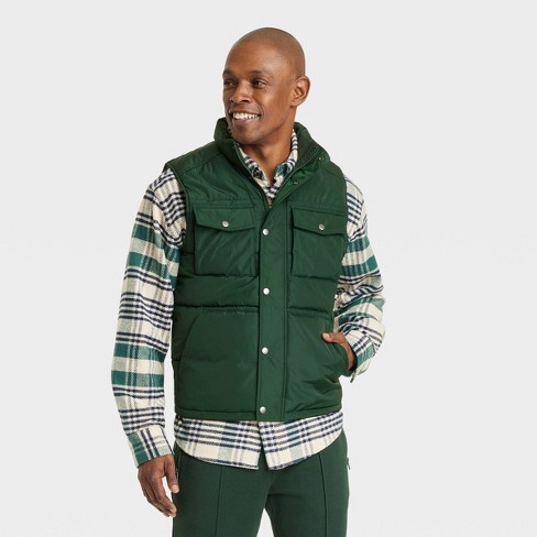 Mens puffer deals vest target