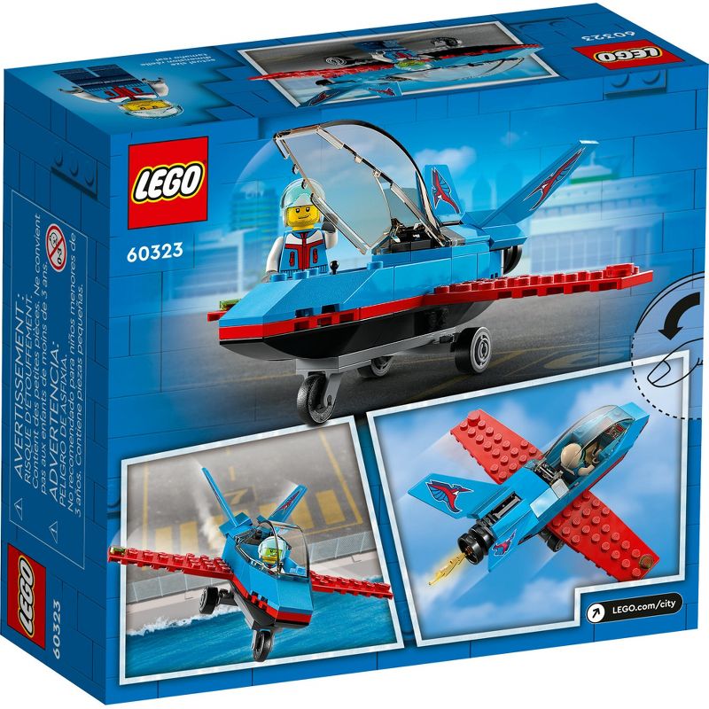LEGO City Great Vehicles Stunt Plane Toy Building Set 60323, 5 of 8
