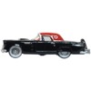 1956 Ford Thunderbird Raven Black with Fiesta Red Top 1/87 (HO) Scale Diecast Model Car by Oxford Diecast - 2 of 4