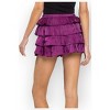 Women's Sweetly Gameday Ruffled Mini Skirt - TCEC - 2 of 4