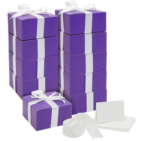 White Boxboard Gift Boxes Free Delivery 25 x DL Greeting Card Boxes 