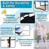 Costway 12FT Outdoor Large Recreational Trampoline w/ Ladder Enclosure Net Safety Pad - 3 of 4