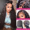 Jessie's Wig 4x4 Deep Wave Blended Human Hair Wig for Woman Pre Plucked With Baby Hair Natural Color 22-38Inch - 3 of 4