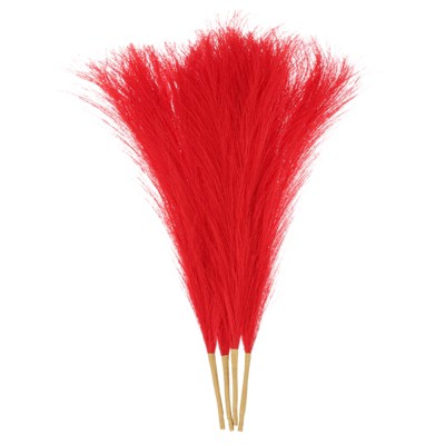 Unique Bargains Home Artificial Decoration Dried Plants 4 Pcs