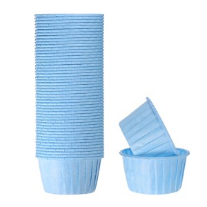 Unique Bargains Paper Grease Resistant Heat Resistant Non Stick Baking Cups Standard Size 3.5oz - 1 of 4