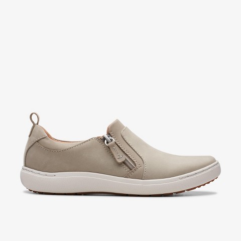 Женские кроссовки Clarks Womens Nalle Lilac Stone Nubuck Sneakers 7 Medium