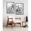 Kate & Laurel All Things Decor: 23"x33" Sylvie Bike Art, Floating Frame, Urban Decor - 3 of 4