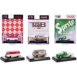 "Sodas" Set of 3 pieces Release 41 Limited Edition to 9250 pieces Worldwide 1/64 Diecast Model Cars by M2 Machines - 1 of 4