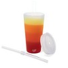 Silipint: Silicone Straw Tumber 22oz: 2 pk - Marigold - image 3 of 4