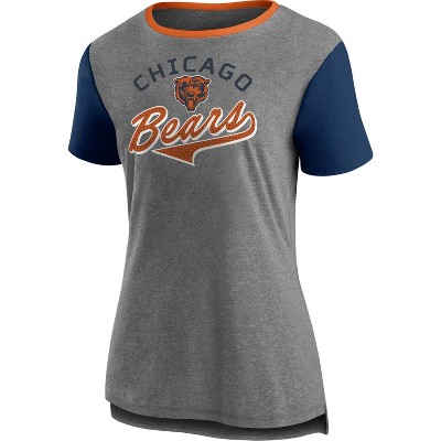 '47 Chicago Bears Ladies Legacy Frankie Raglan 3/4-Sleeve T-Shirt Large