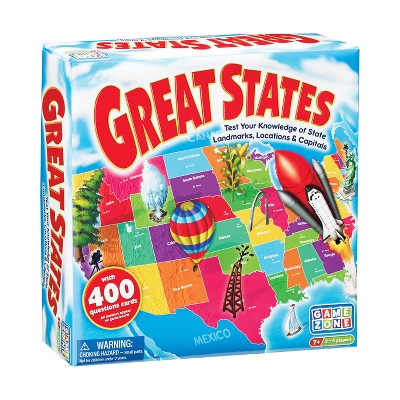 Game Zone Great States Geography Board Game