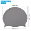 Unique Bargains Silicone Waterproof Non-Slip Adult Swimming Caps 2 Pcs - 2 of 4