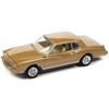 1/64 Johnny Lightning 1980 Chevrolet Monte Carlo with Bass Boat Trailer  (Gold) Diecast Car Moddel 