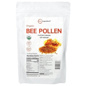 Micro Ingredients Organic Bee Pollen, 1 lb (454 g) - 1 of 2