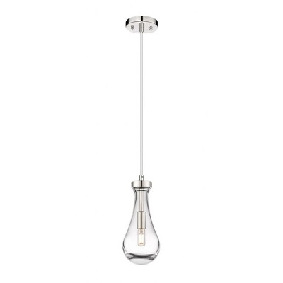 Owego - 1 Light Pendant In Art Deco Style-12.13 Inches Tall and 5.13 Inches Wide