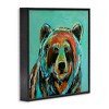 Stupell Industries Modern Bear Abstract Black Framed Giclee Art - 3 of 4