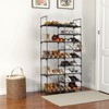 Tall Shoe Rack for 30 Pairs Freestanding Modular Shoe Storage Organizer - 2 of 4